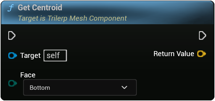 TrilerpMeshComponent - GetCentroid Node
