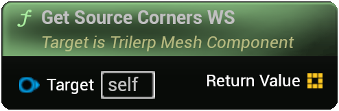 TrilerpMeshComponent - GetSourceCornersWS Node