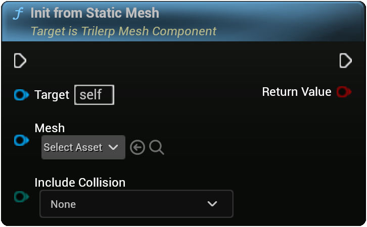 TrilerpMeshComponent - InitFromStaticMesh Node
