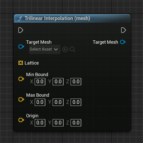 Trilinear Interpolation (Mesh) Node